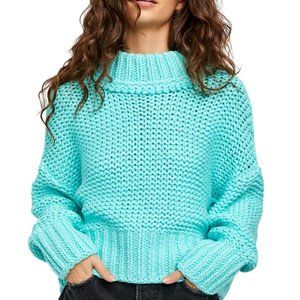 Free People My Only Sunshine Cowl Neck Sweater